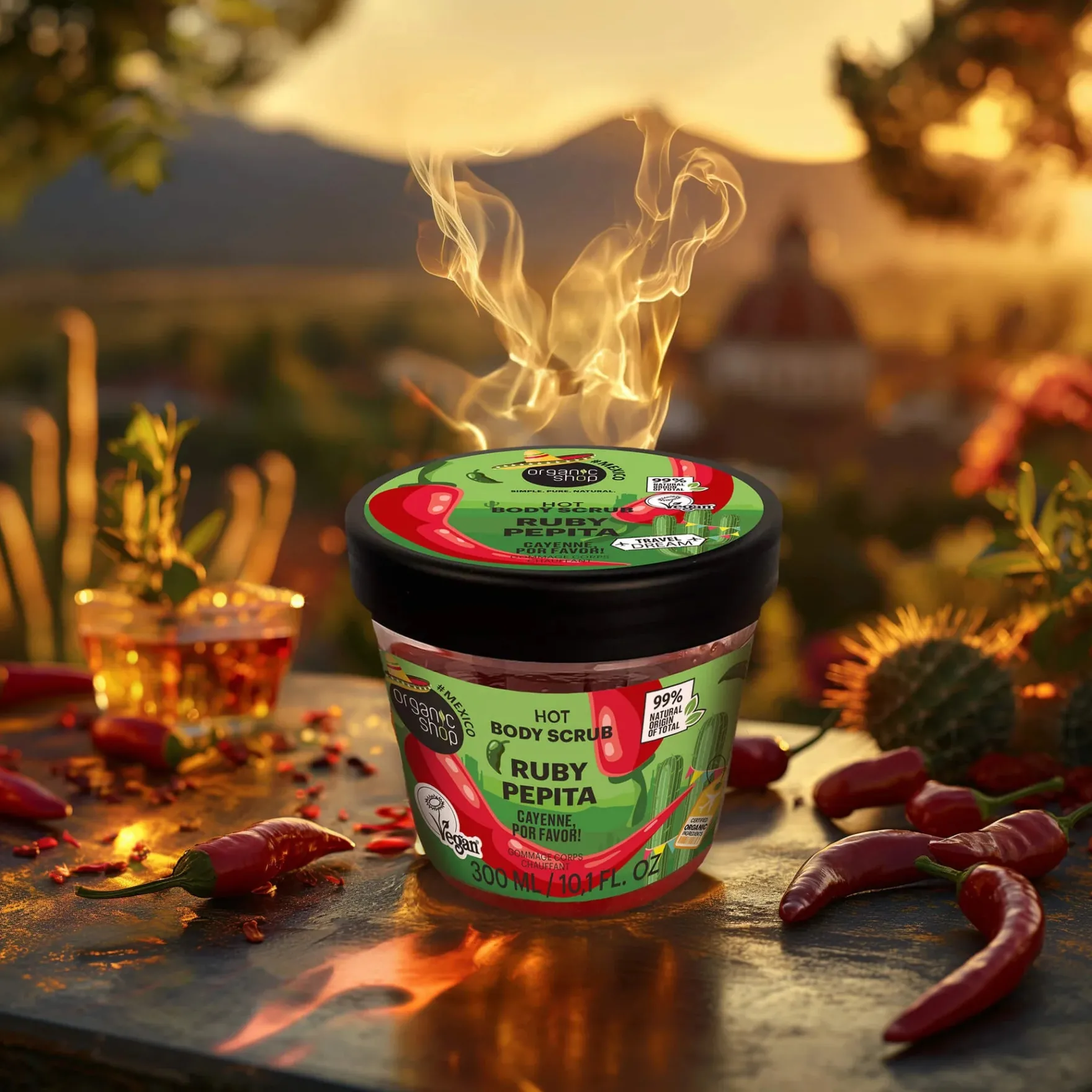 Body Scrub Ruby Pepita Hot Cayenne Por Favor!