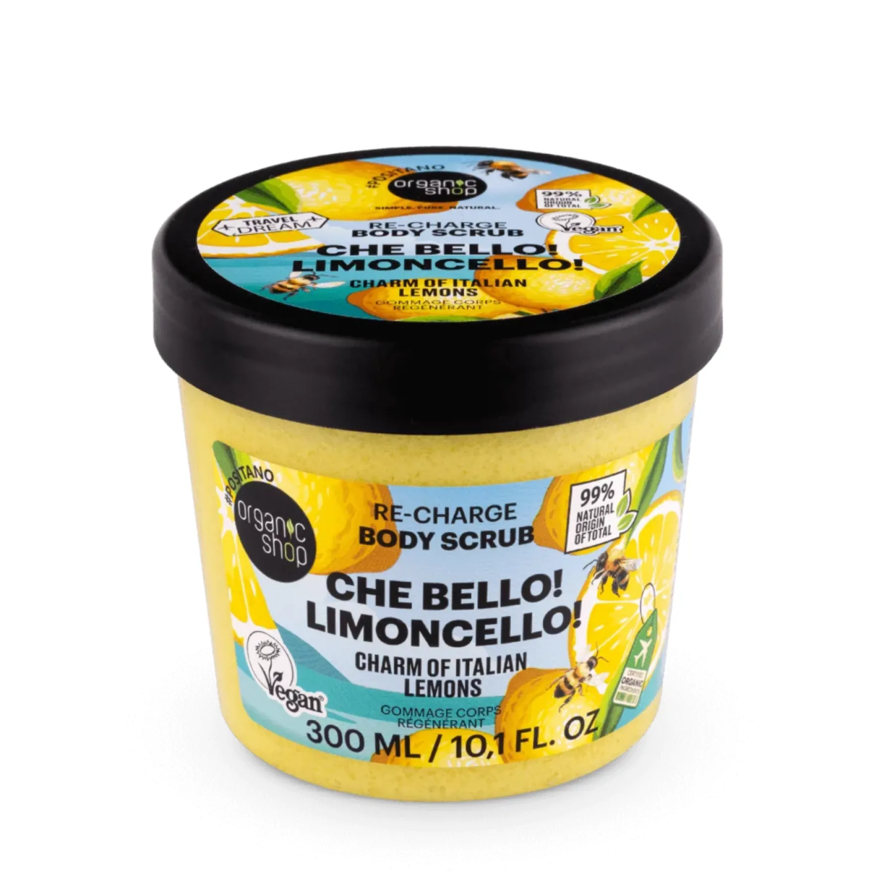 Body Scrub With The Citrus Aroma Of Italian Lemons And A Refreshing Hint Of Limoncello