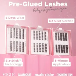 Bold Definition Dark Brown Pre-Glued Lashes