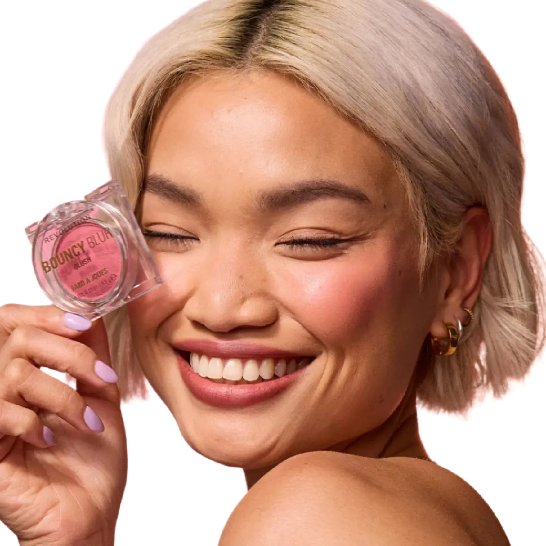 Bouncy Blur Blush Blurry Rose