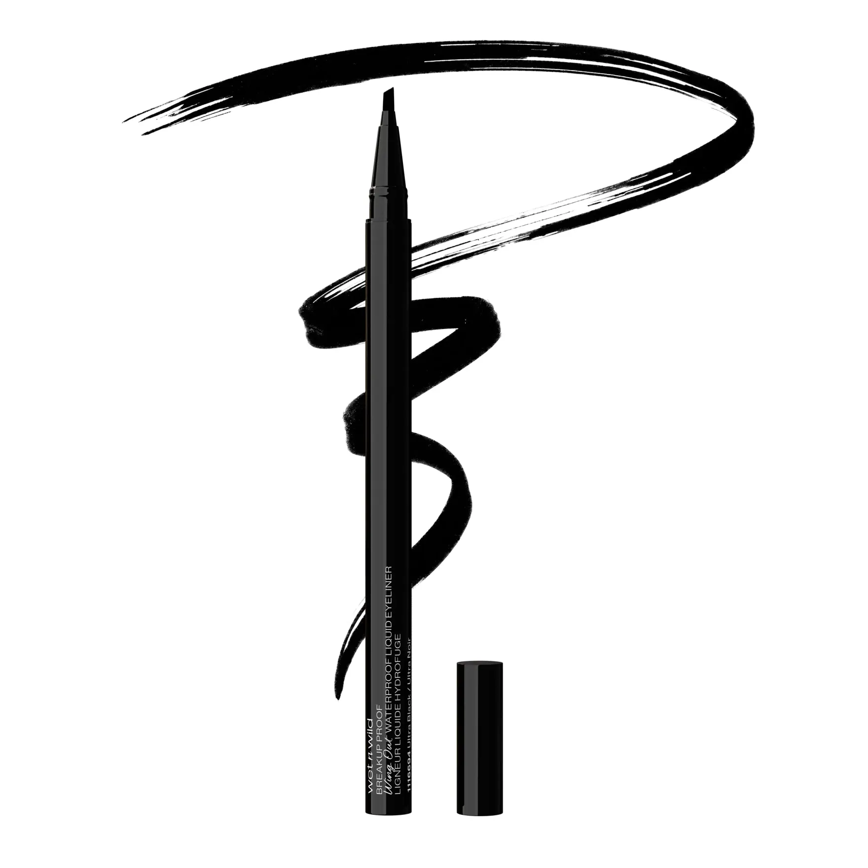 Breakup Proof Wing Out Waterproof Liquid Eyeliner Ultra Black