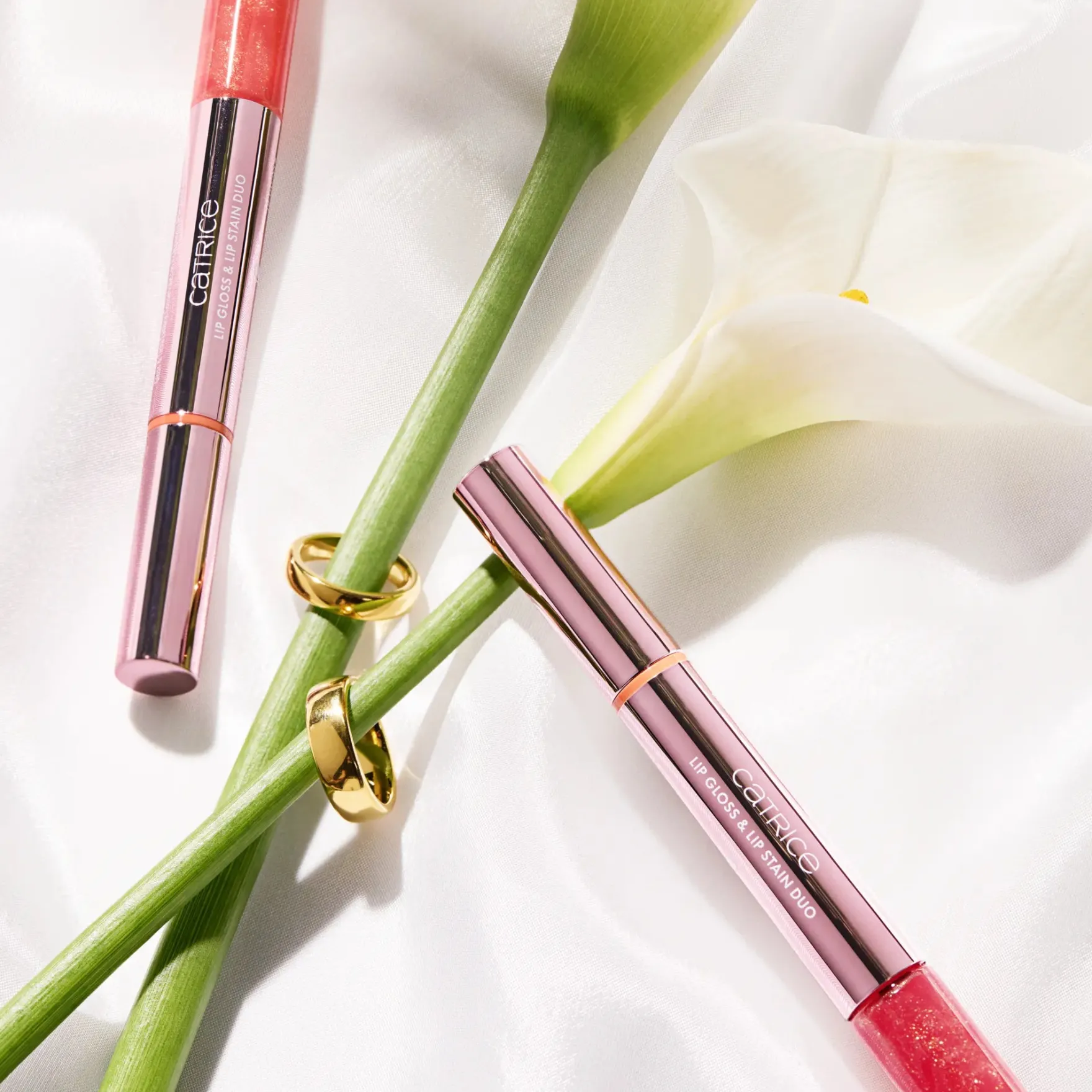 Brides & Besties Lip Gloss & Lip Stain Duo C01 Apricot Promise