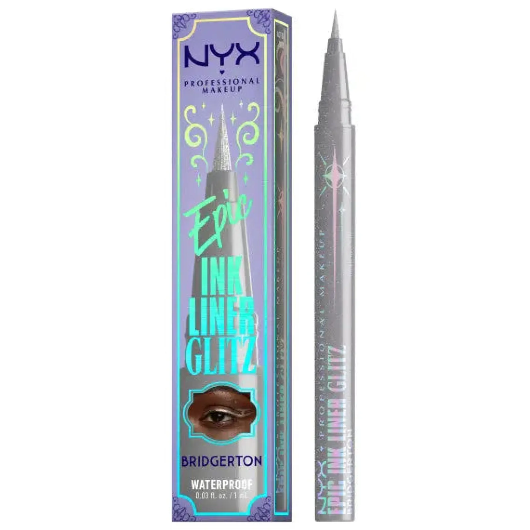 Bridgerton Epic Ink Liner Glitz 01 Glitzed In Silver