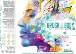 Brush and Body Wash Face, Body and Brush Soap by Jest Paint