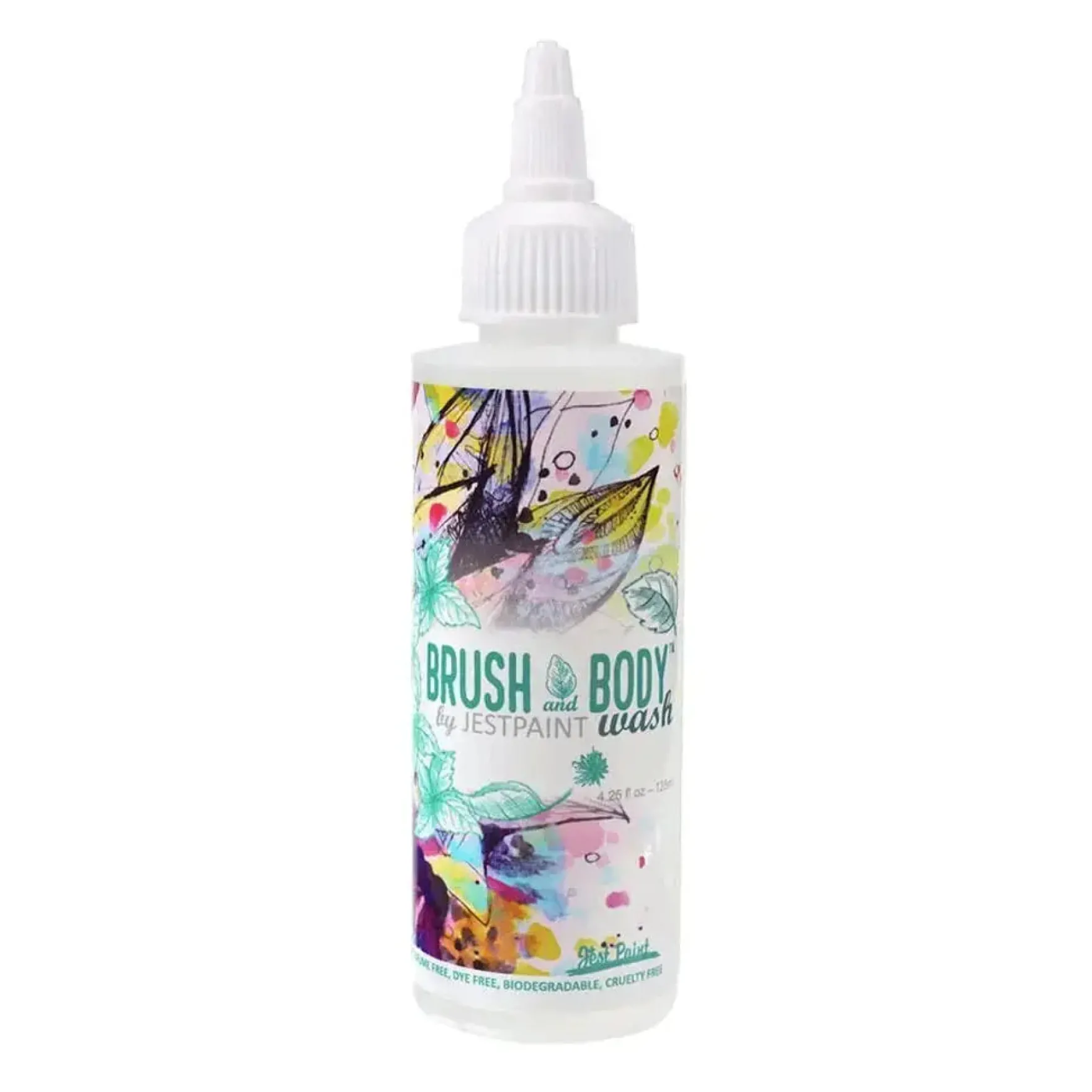 Brush and Body Wash Face, Body and Brush Soap by Jest Paint