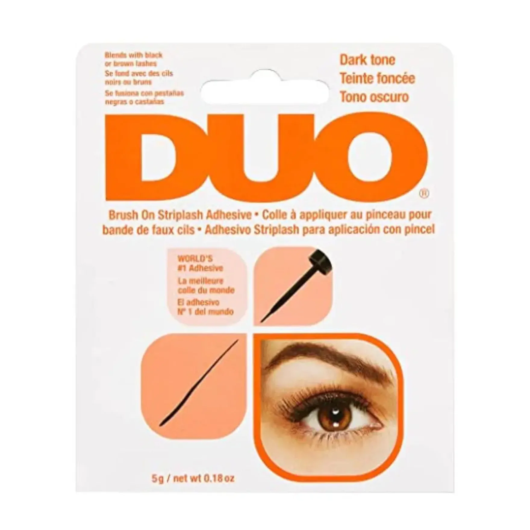 Brush On Striplash Adhesive Dark with Vitamins