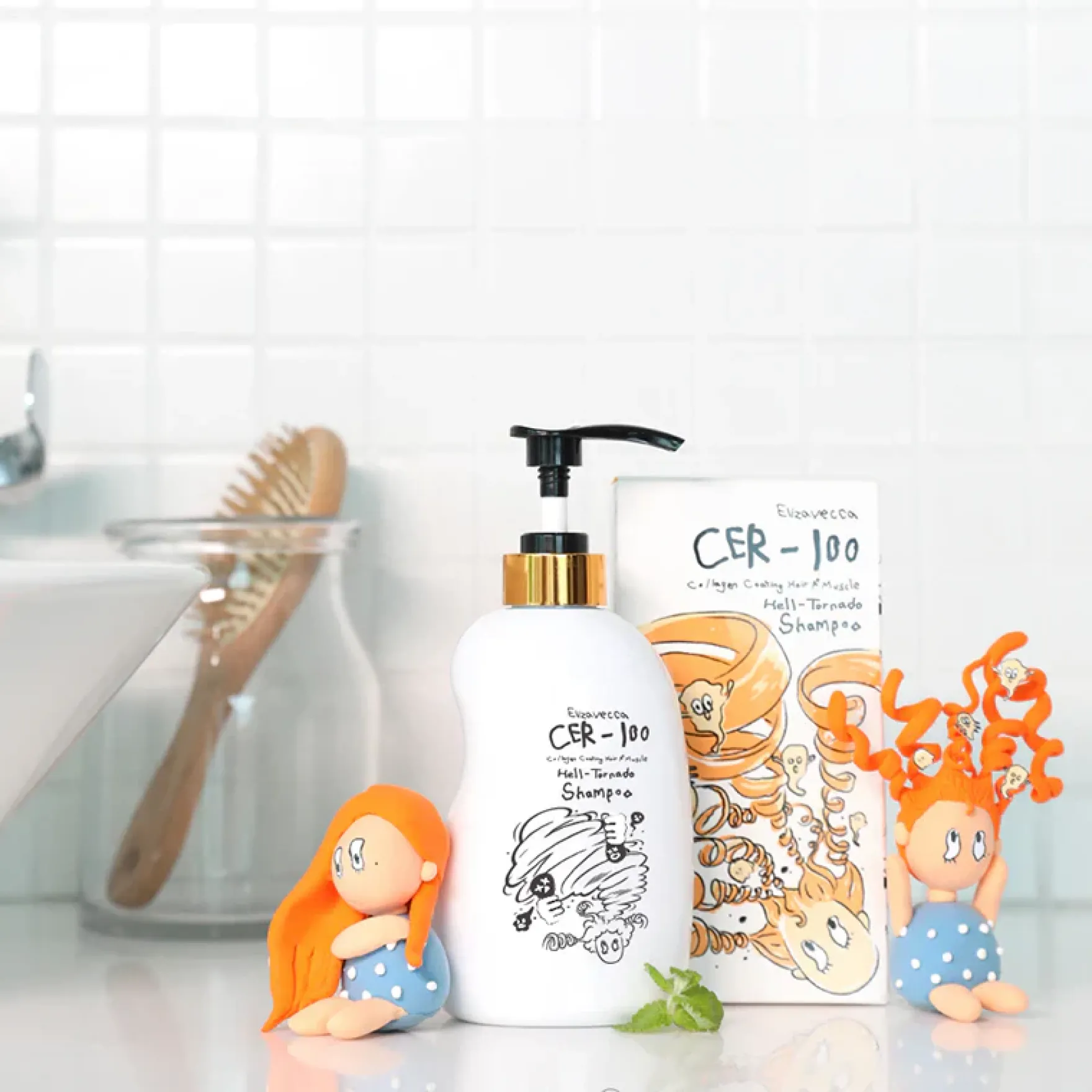 Cer-100 Collagen Coating Hair A+ Muscle Helltornado Shampoo