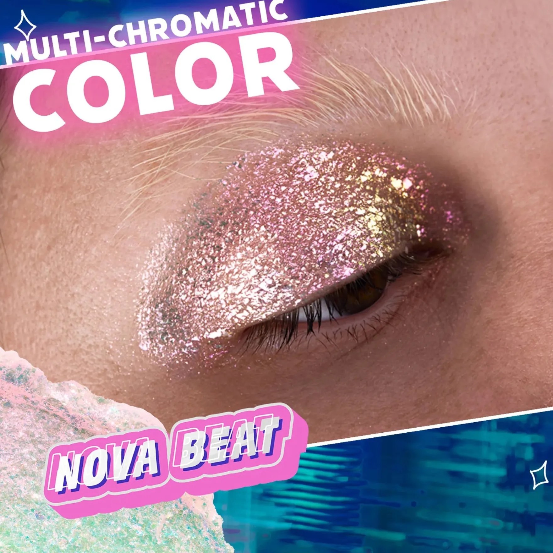 Chameleon Chrome Eyeshadow Foil Nova Beat