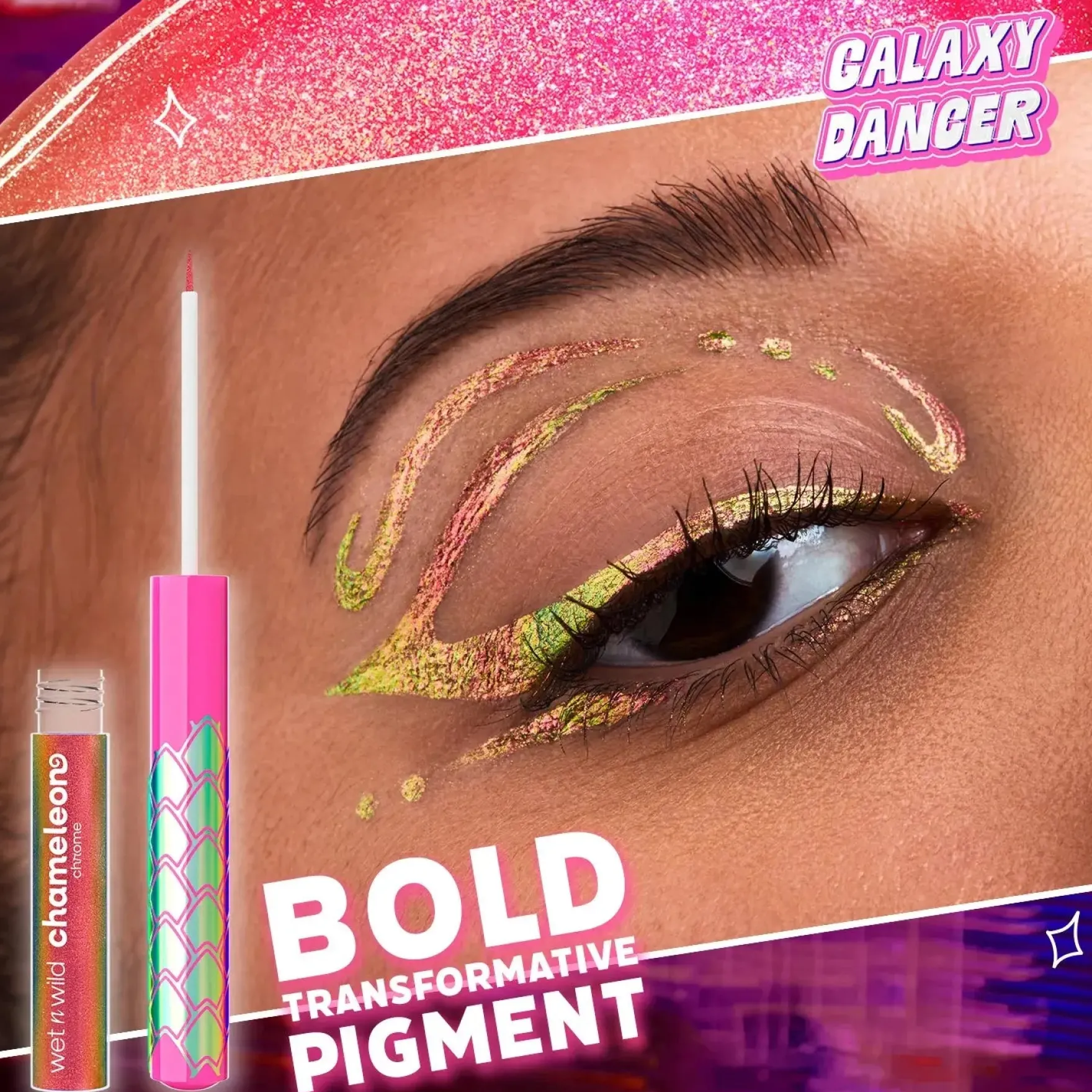 Chameleon Chrome Liquid Eyeliner Galaxy Dancer