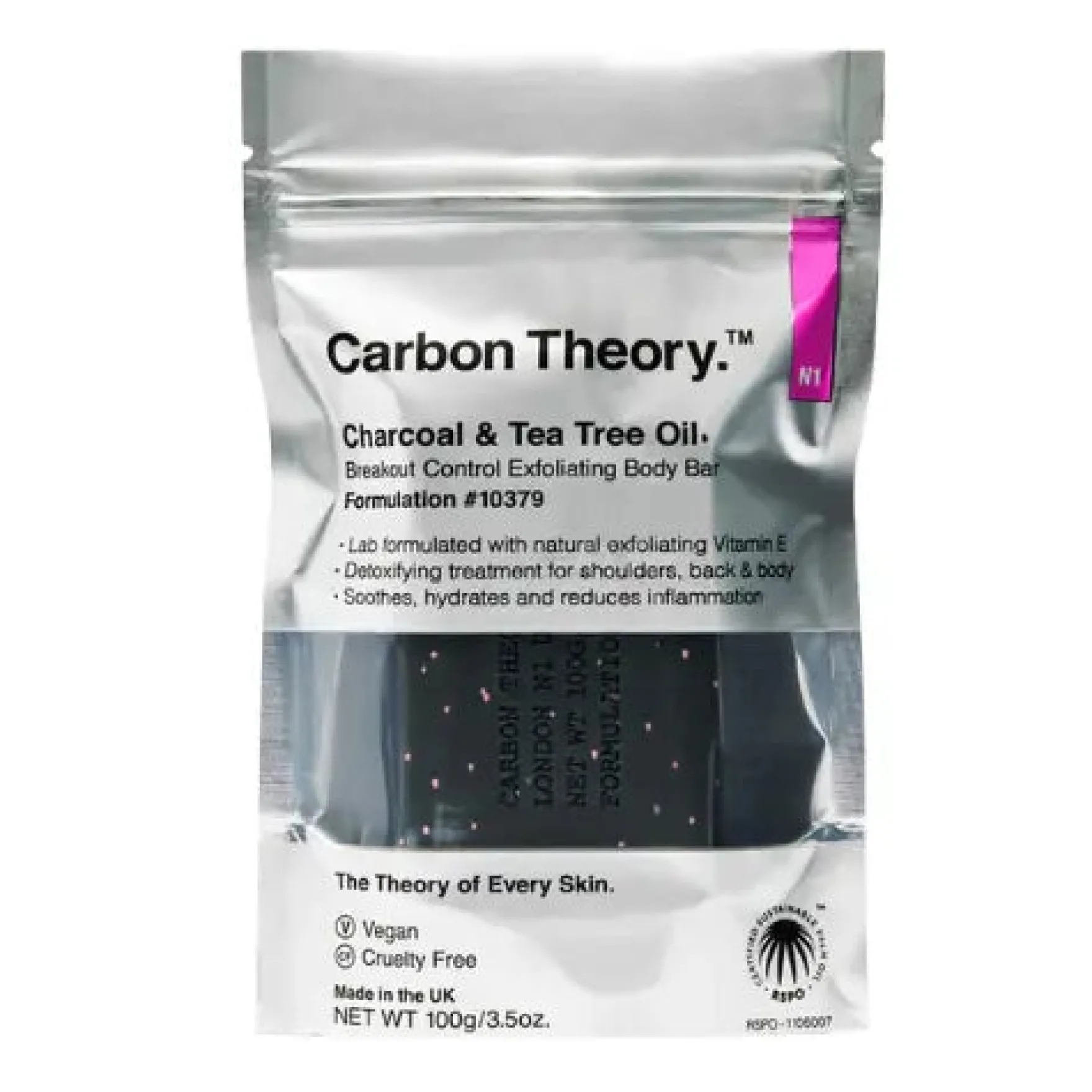 Charcoal & Tea Tree Oil Breakout Control Exfoliating Body Bar