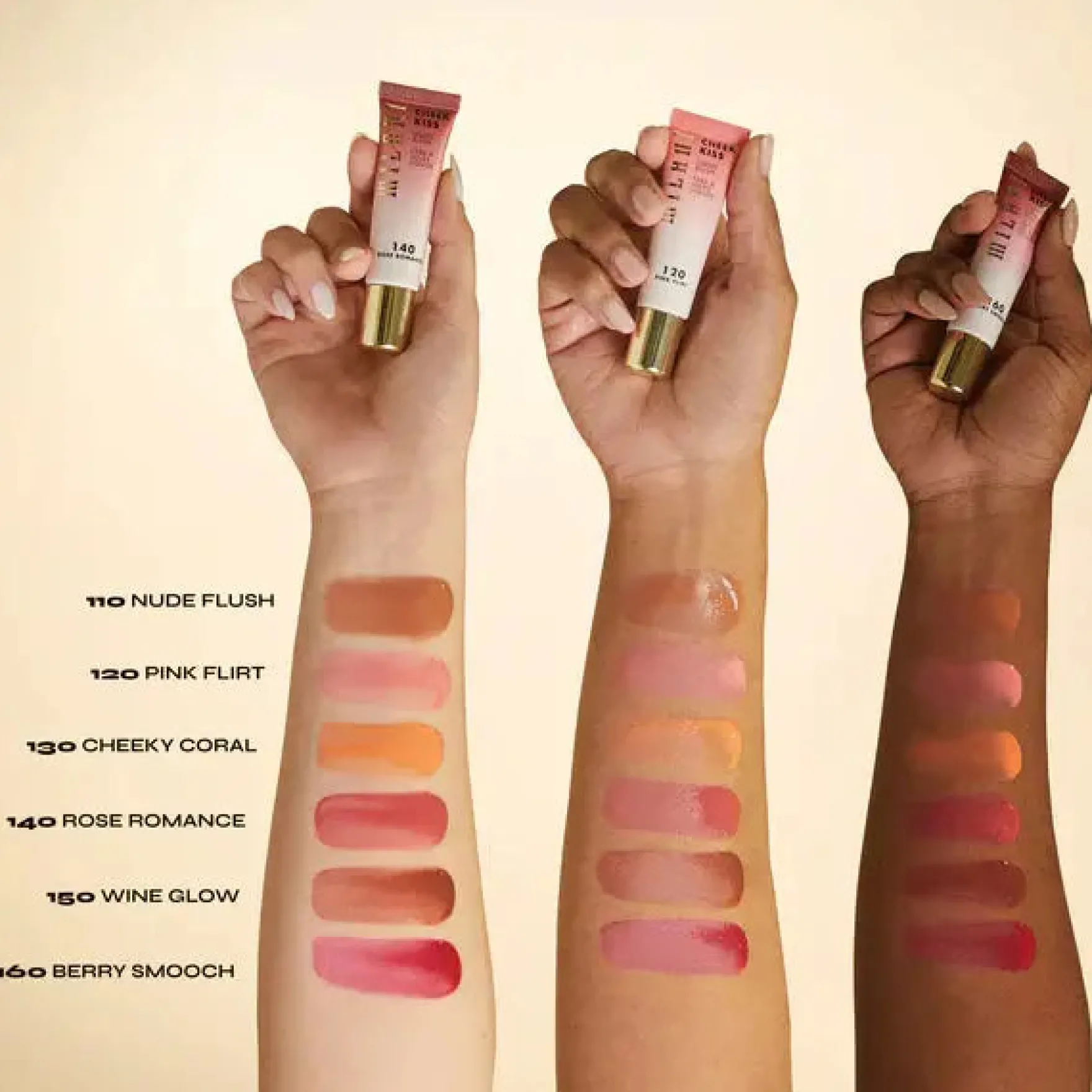 Cheek Kiss Liquid Blush 130 Cheeky Coral