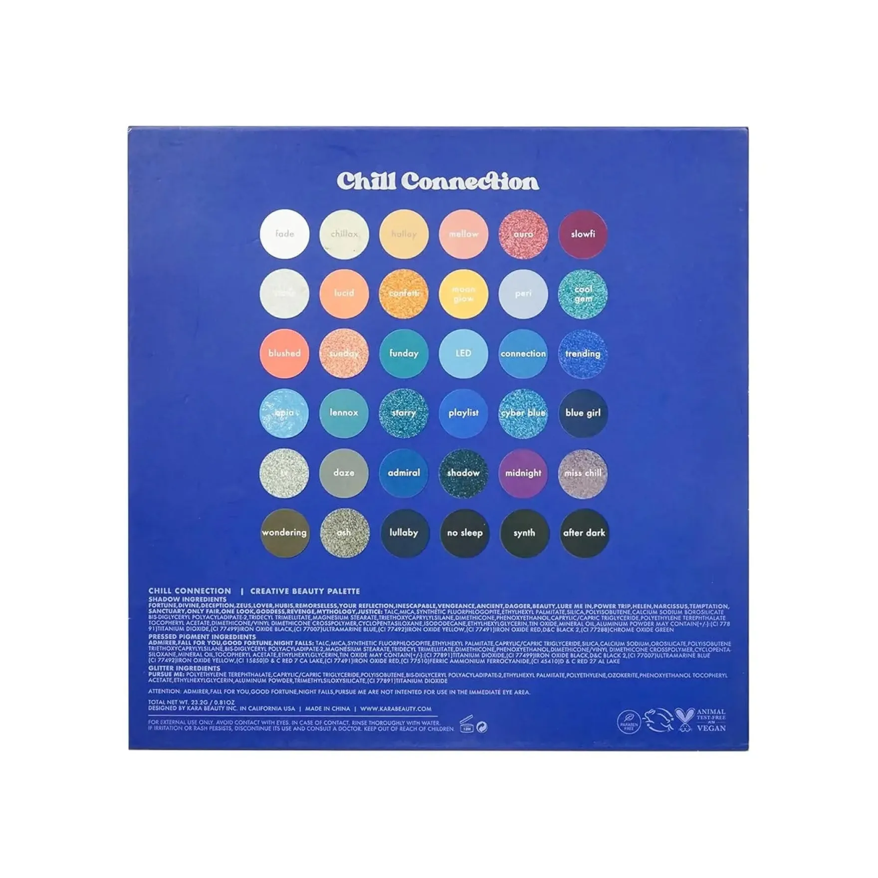 Chill Connection 36 Shade Palette