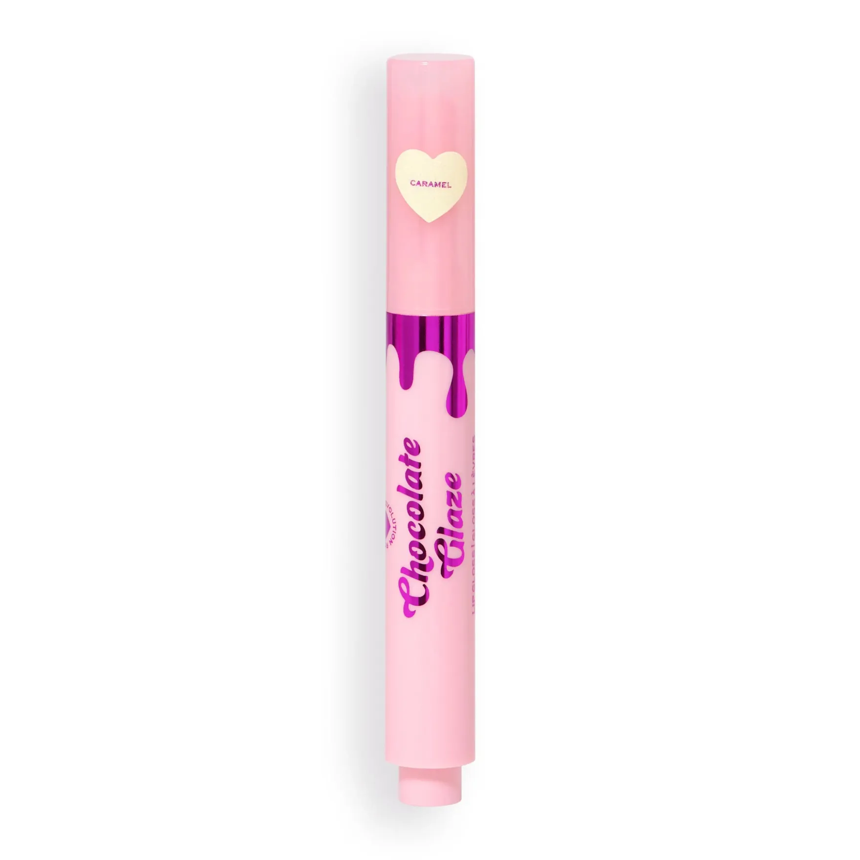 Chocolate Glaze Lip Gloss Pen Caramel Gold Shimmer