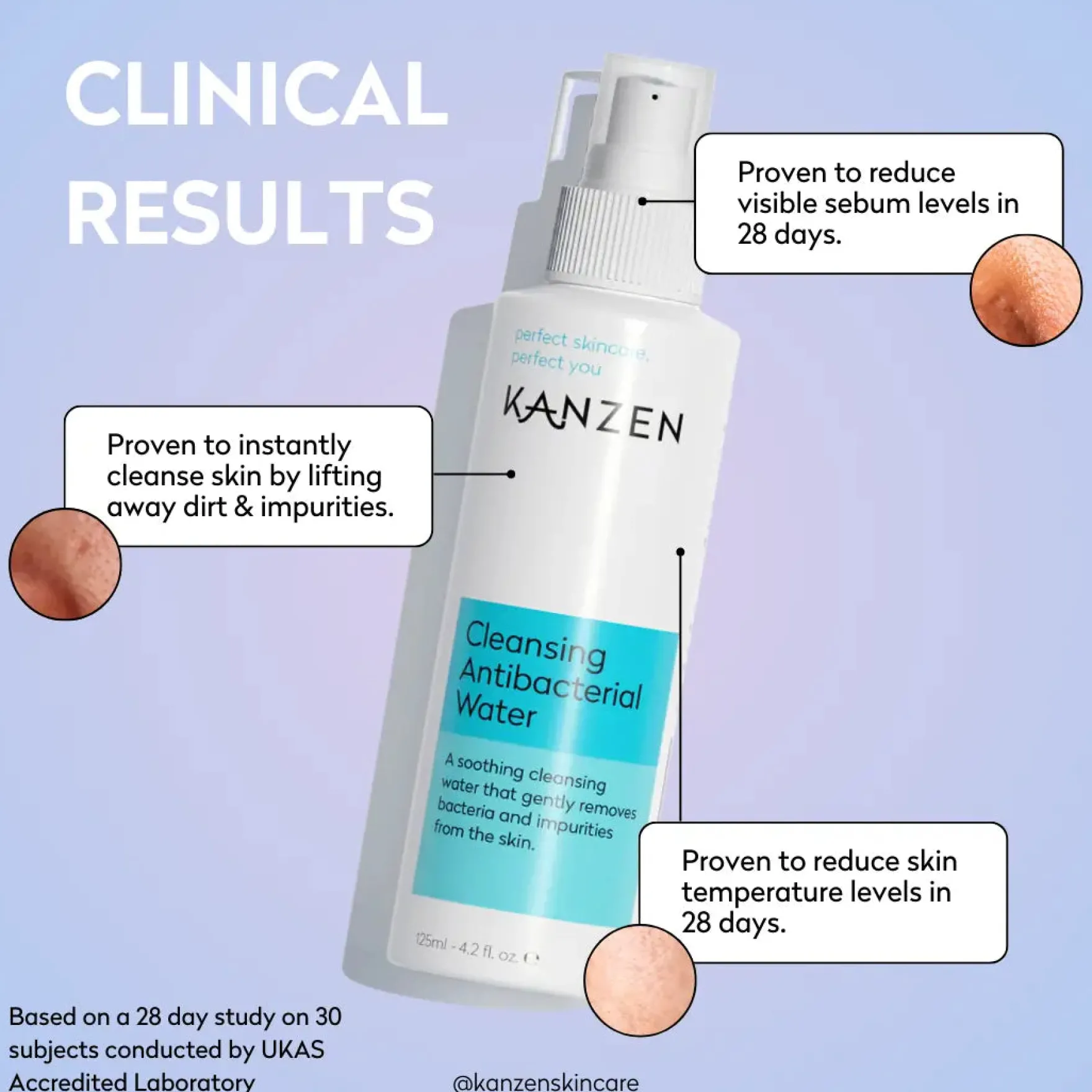 Cleansing Antibacterial Water 30 ml.