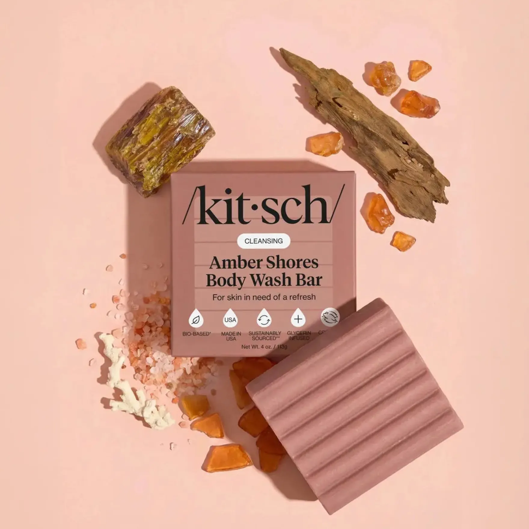Cleansing Body Wash Bar Amber Shores
