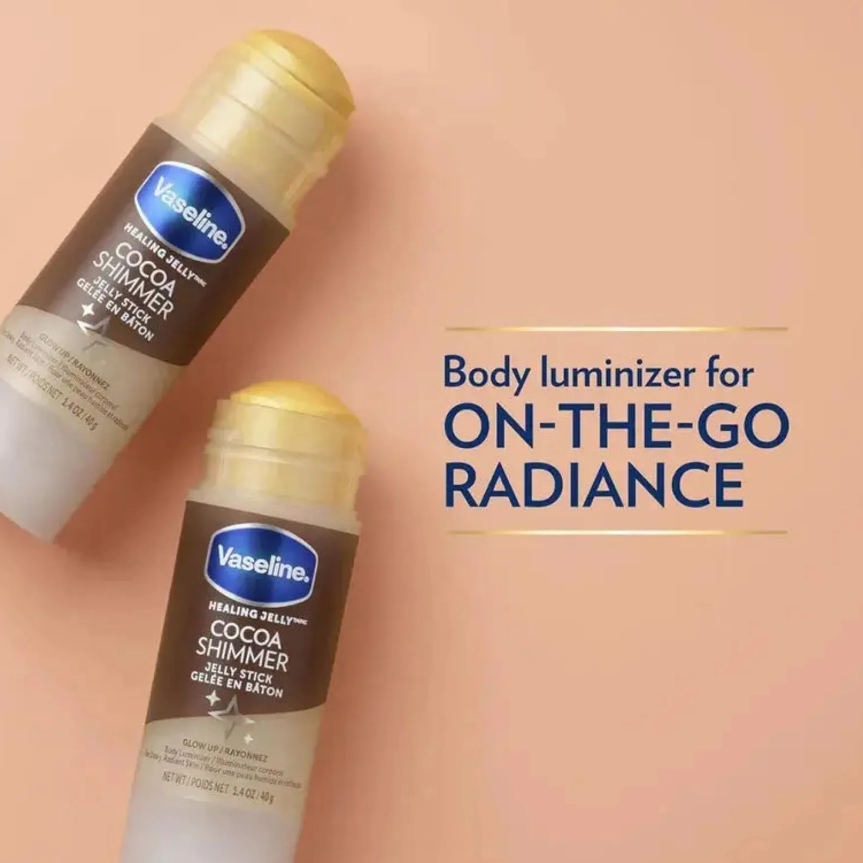 Cocoa Shimmer Body Balm Jelly Stick