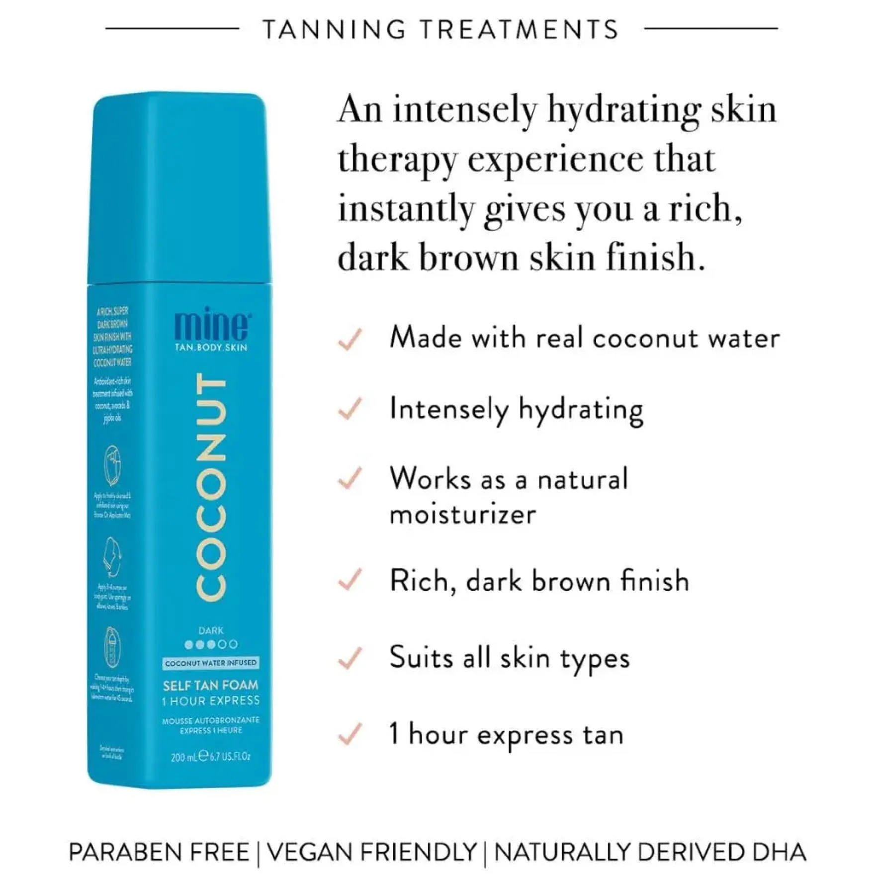 Coconut Water Self Tan Foam