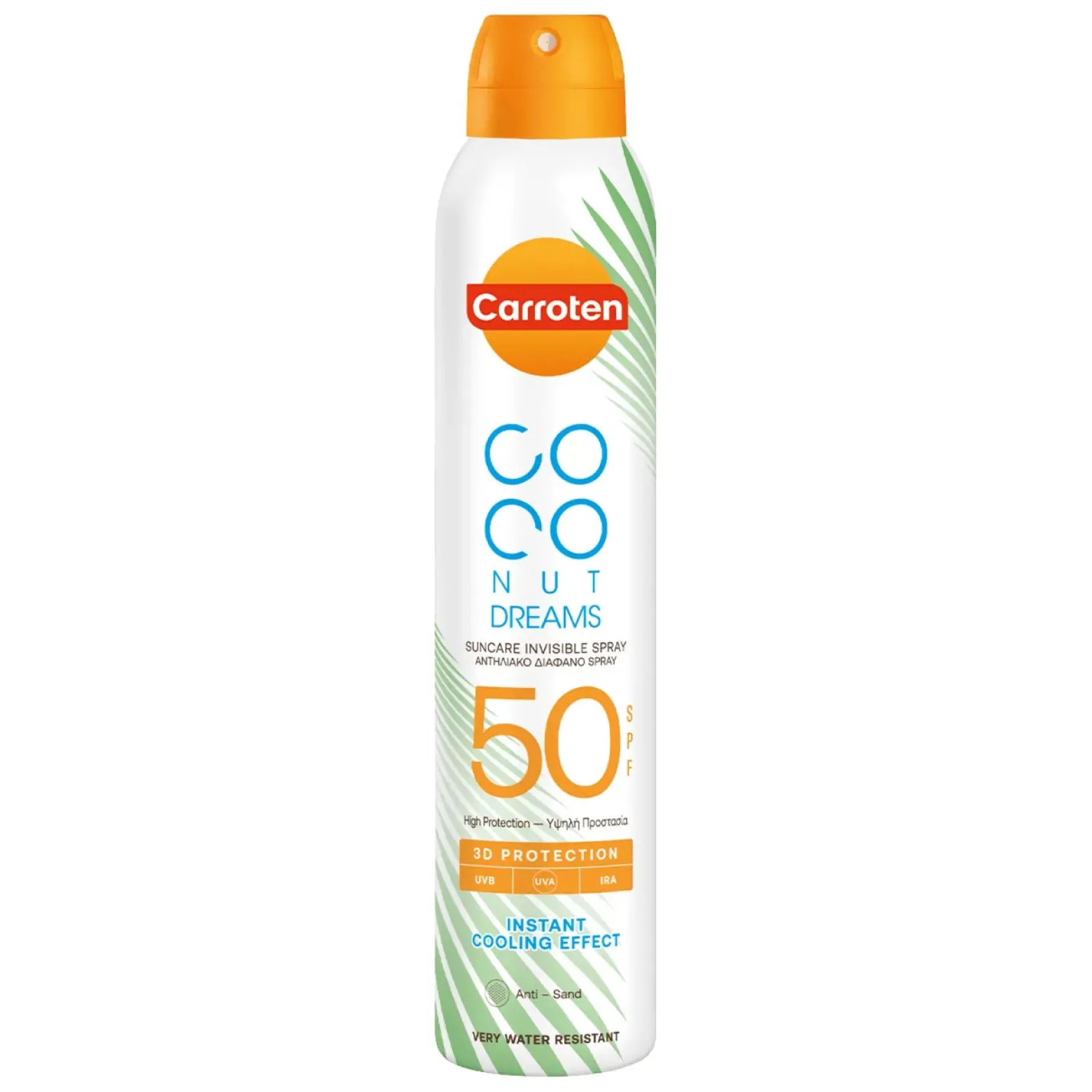 Coconut Dreams Sunscreen Spray Transparent SPF 50
