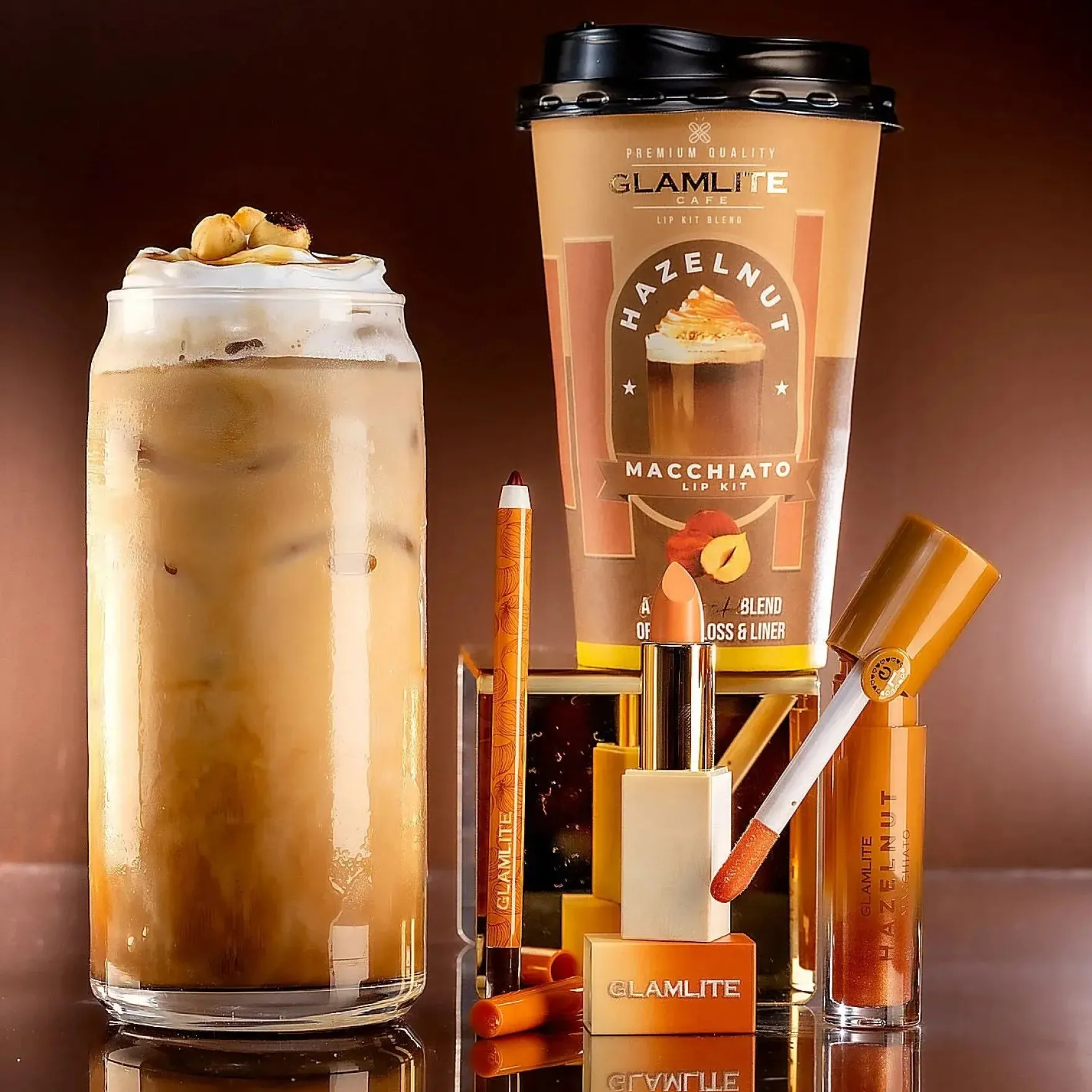 Coffee Lip Kit Hazelnut Macchiato