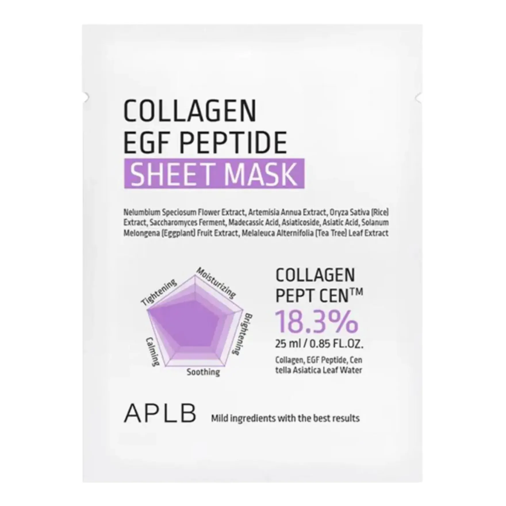 Collagen Egf Peptide Sheet Mask