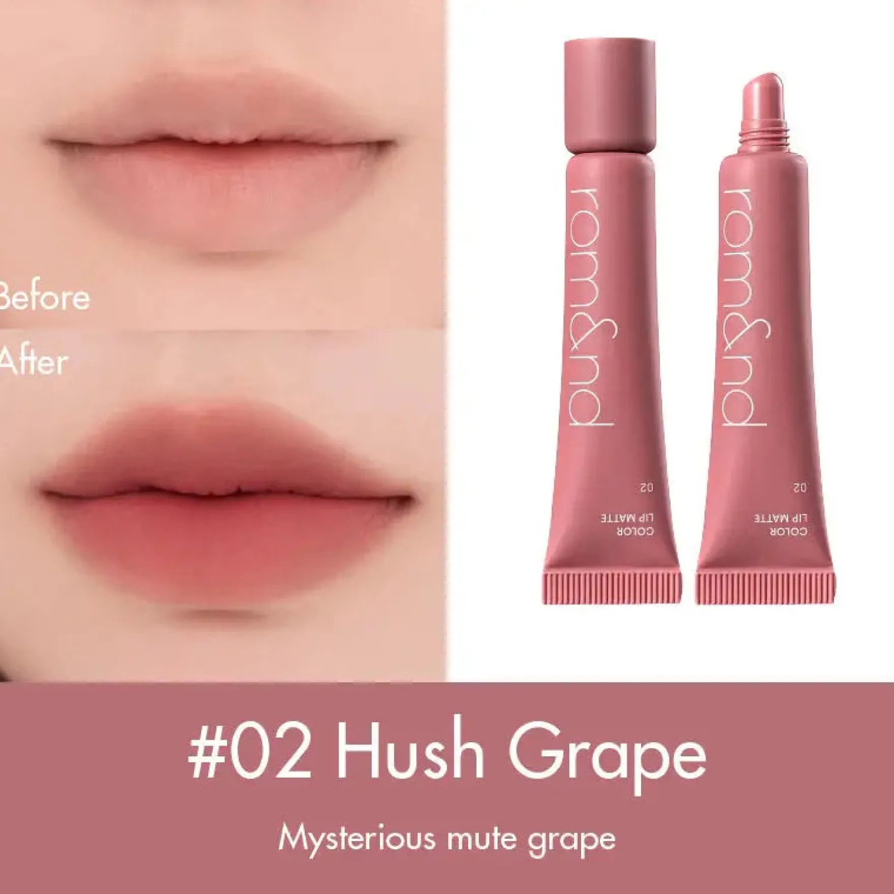 Color Lip Matte 02 Hush Grape