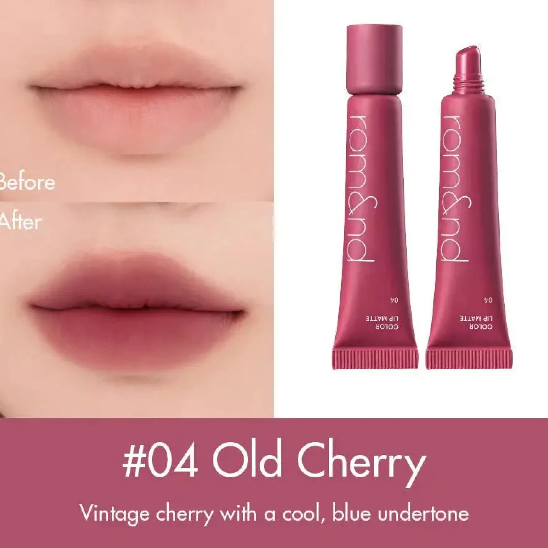 Color Lip Matte 04 Old Cherry
