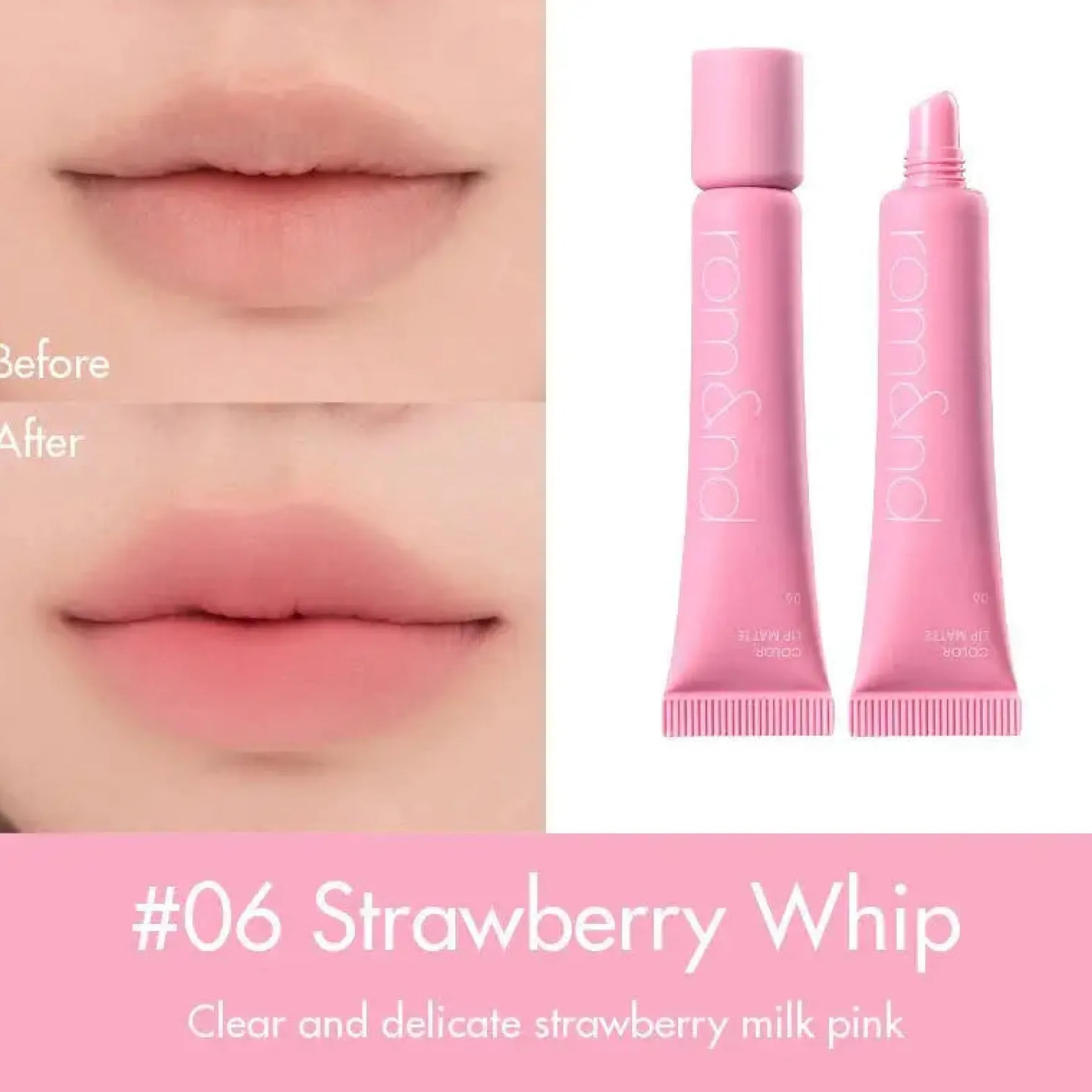 Color Lip Matte 06 Strawberry Whip