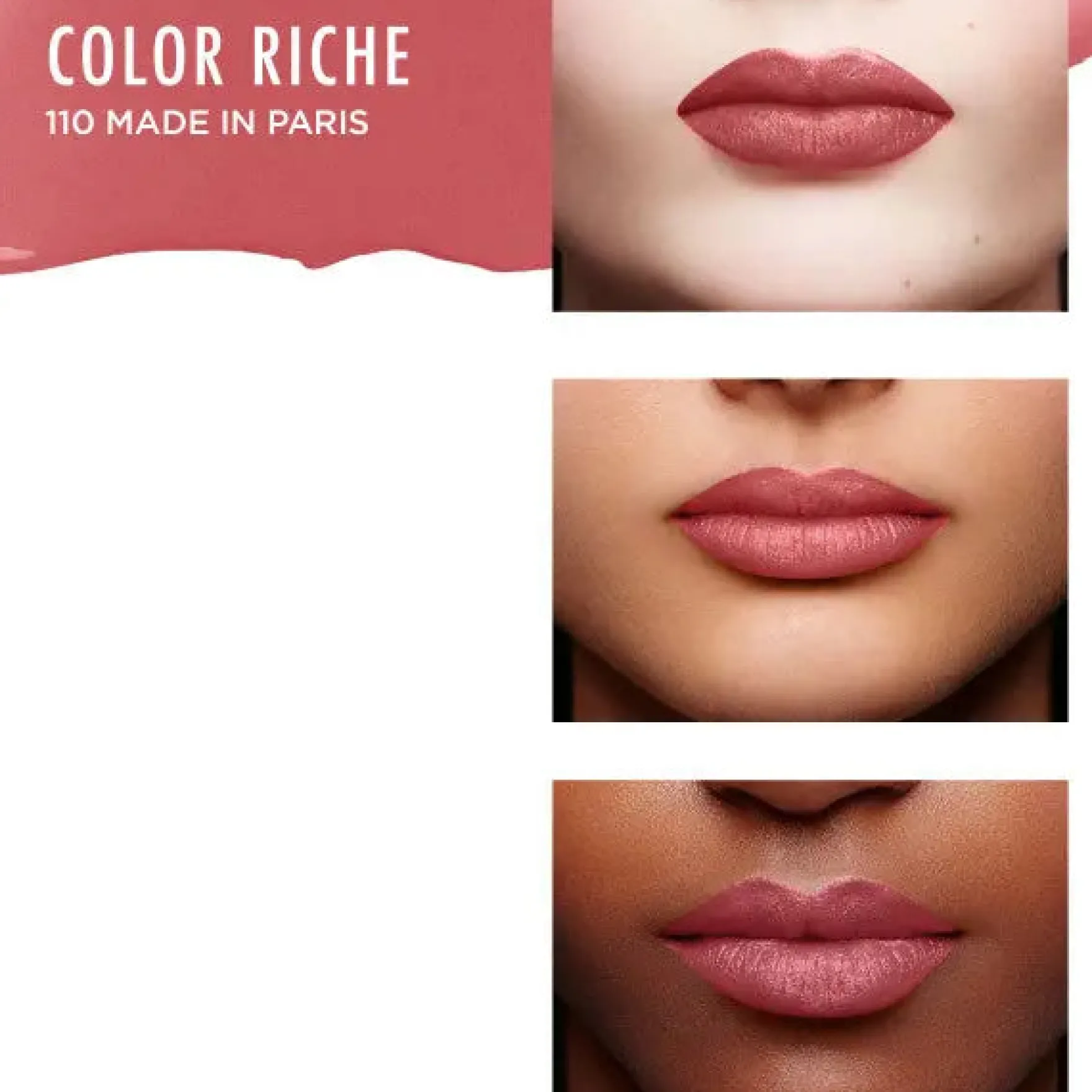 Color Riche Satin Lipstick 110 Made in Paris