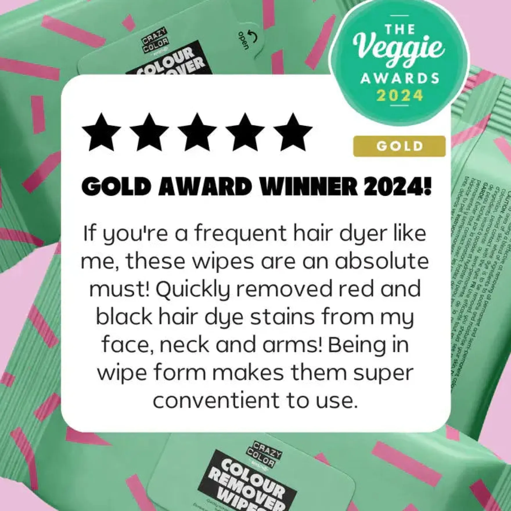 Colour Remover Wipes