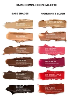 Complete Canvas Complexion Palette Dark