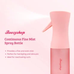 Continuous Fine Mist Spray Bottle