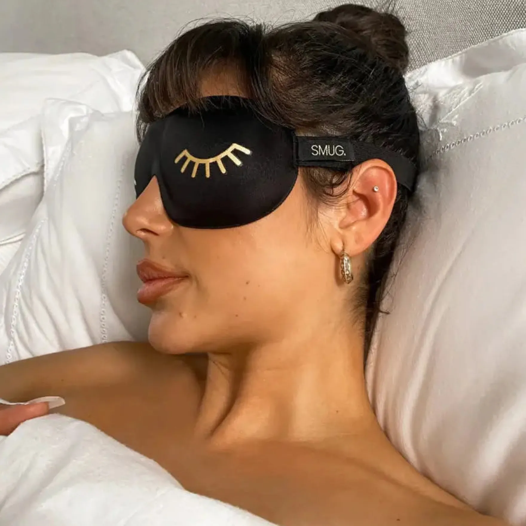 Contoured 3D Blackout Sleep Mask Wink Black