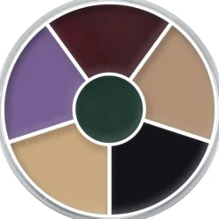 Cream Color Circle Black Eye