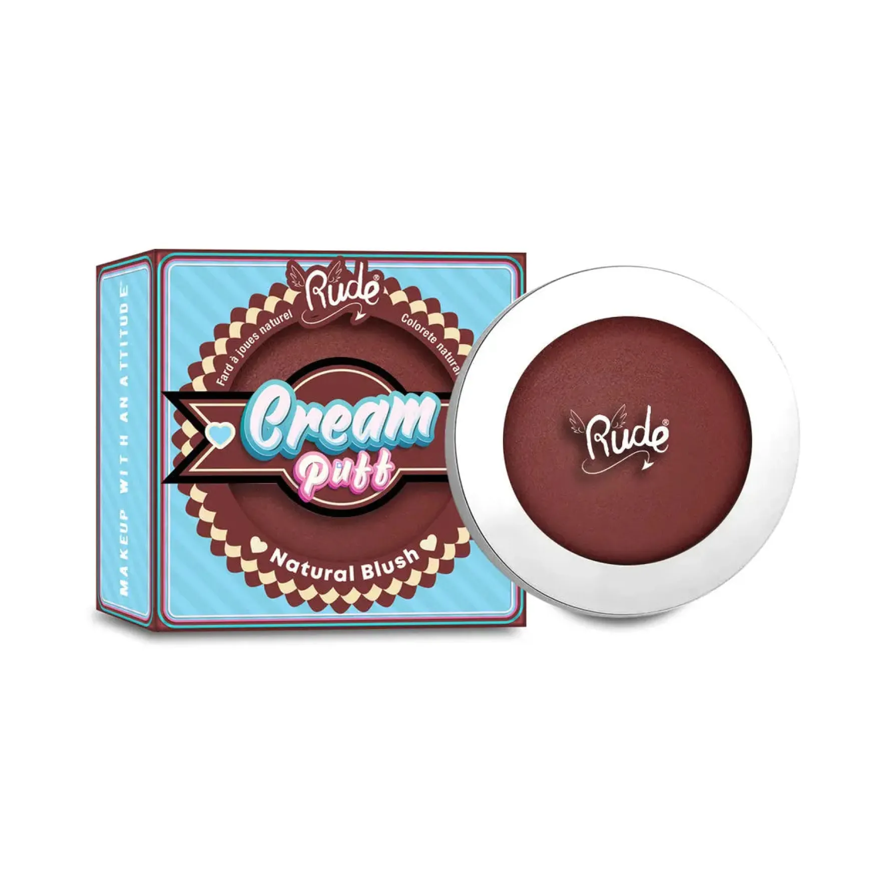 Cream Puff Natural Blush Red Velvet