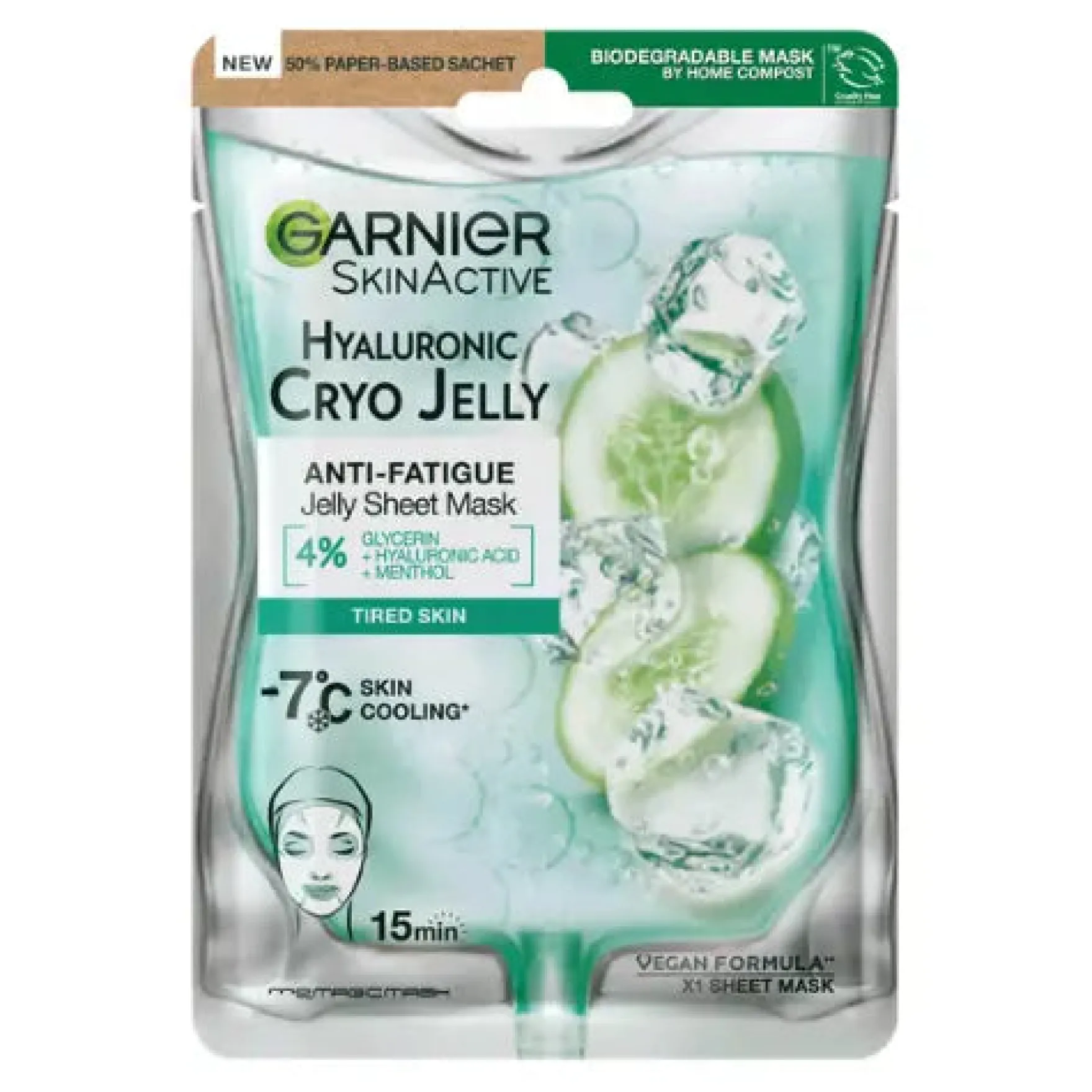 Cryo Jelly Anti-Fatigue Face Mask with Hyaluronic Acid