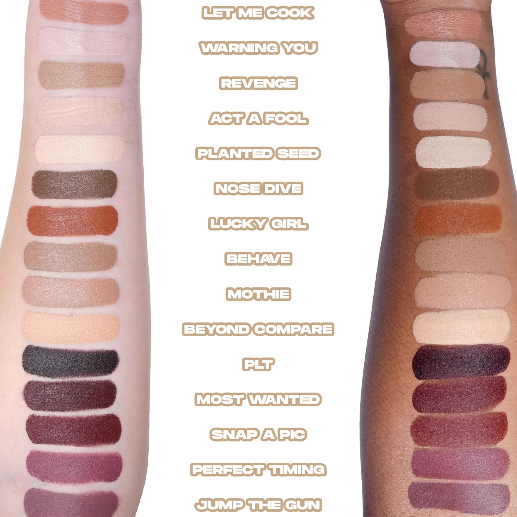 Cupid Cases Palettes Muted Nudes