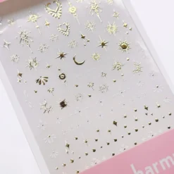 3D Embossed Nail Art Sticker Celestial Element