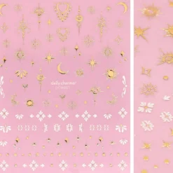 3D Embossed Nail Art Sticker Celestial Element