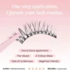 Demi Flare Half Lashes Brown