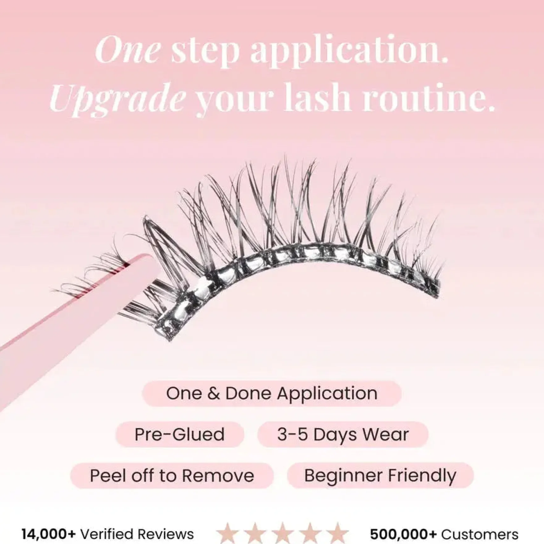 Demi Volume Pre-Glued Half Lashes