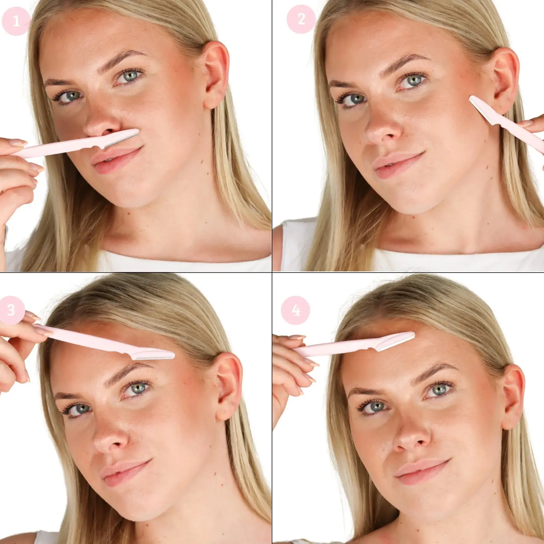 Dermaplaner 5 Pack Soft Pink