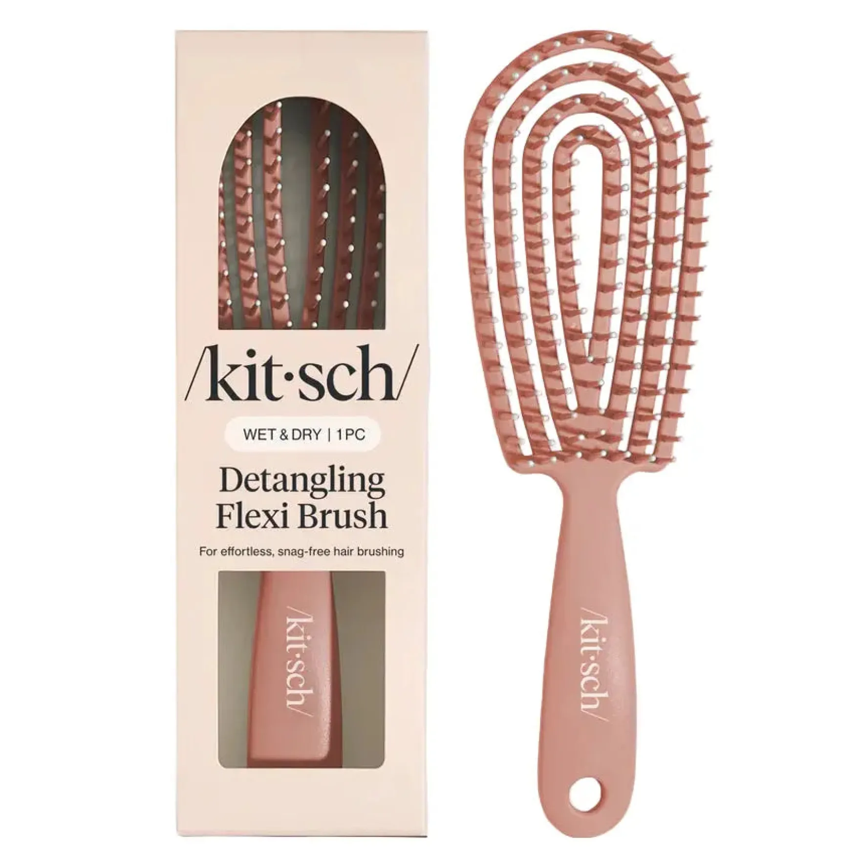 Detangling Flexi Brush Terracotta
