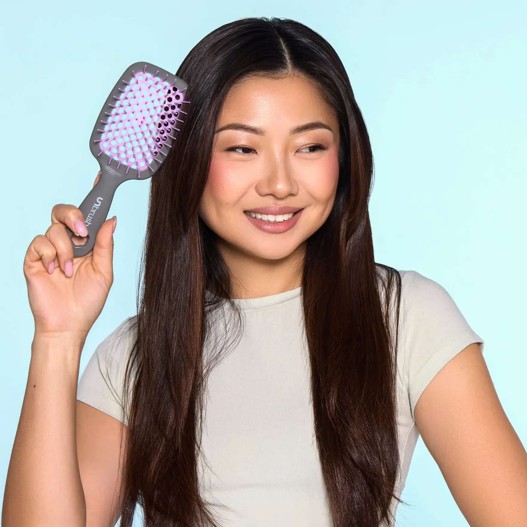Detangling Hair Brush Orchid Lavender