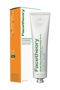 Double Glow Exfoliating Face & Body Scrub Gently Scented