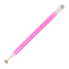 Double-Sided Flower & Stripe Cat Eye Nails Magnet Pen
