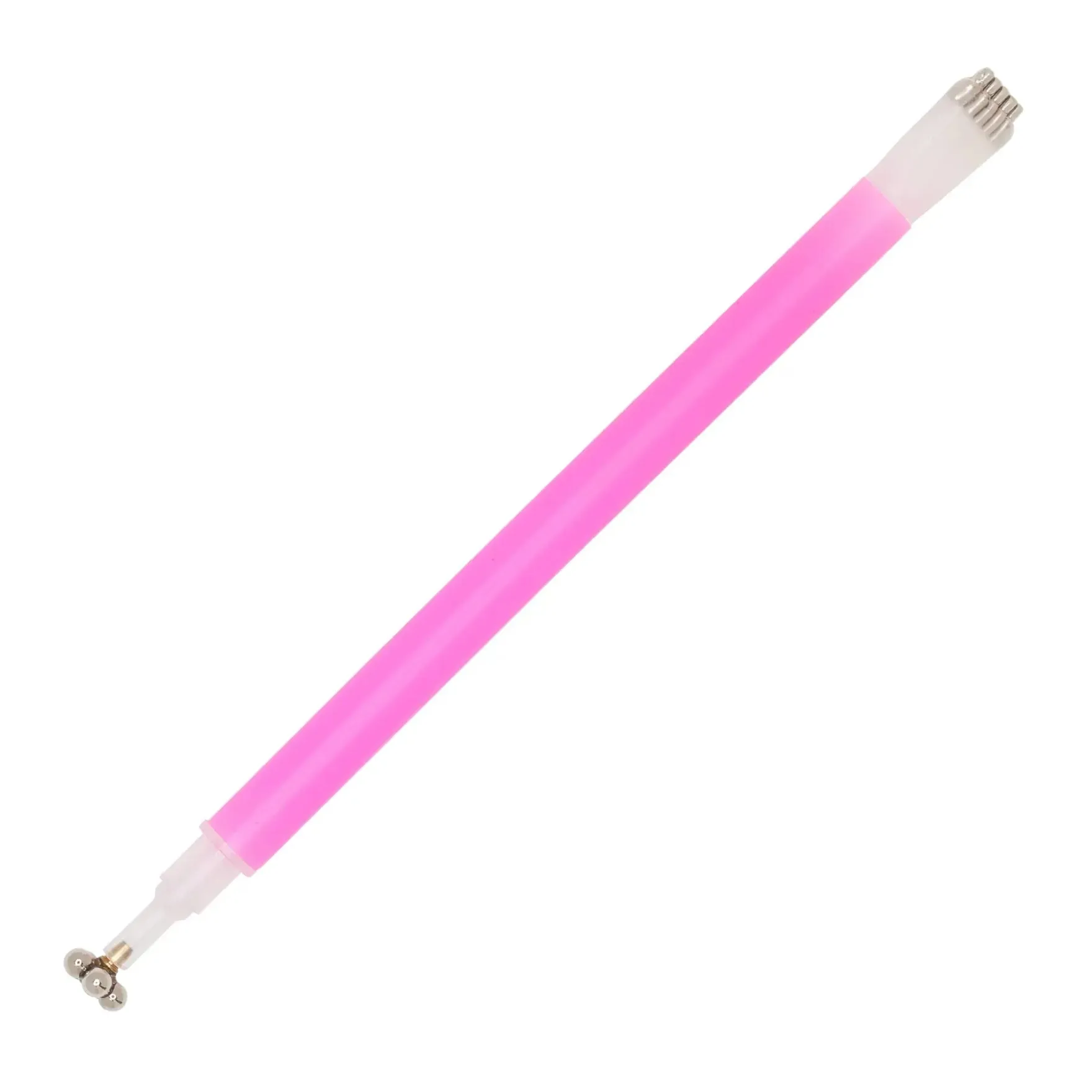 Double-Sided Flower & Stripe Cat Eye Nails Magnet Pen