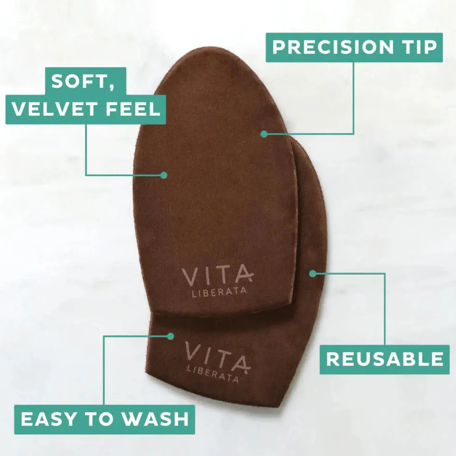 Dual Sided Tanning Mitt