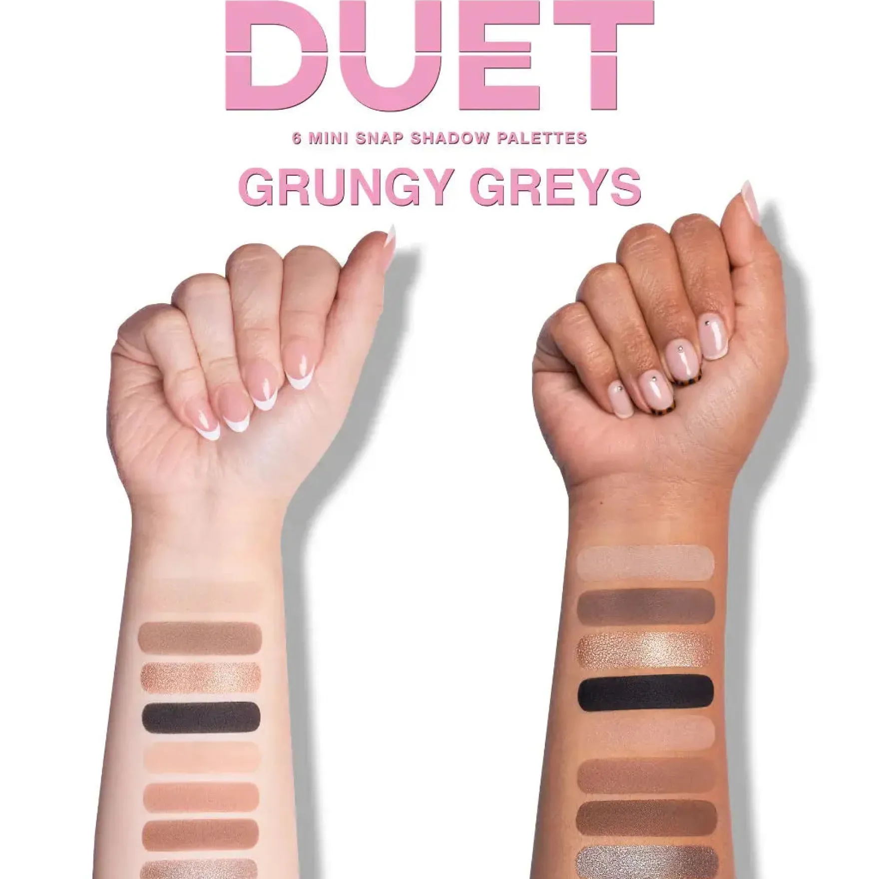 Duet Mini Snap Palette Grungy Greys