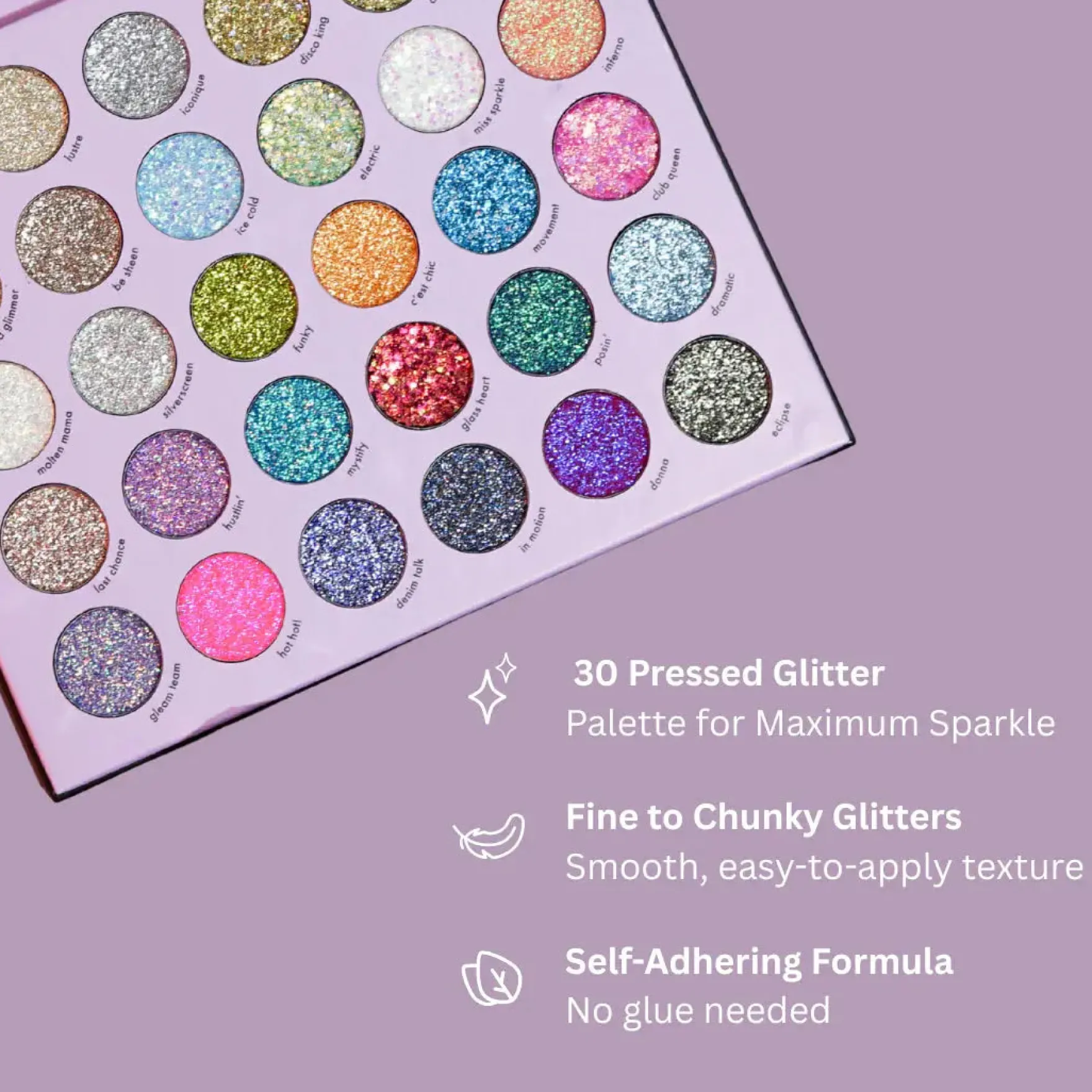 Electric Disco Pressed Glitter Palette