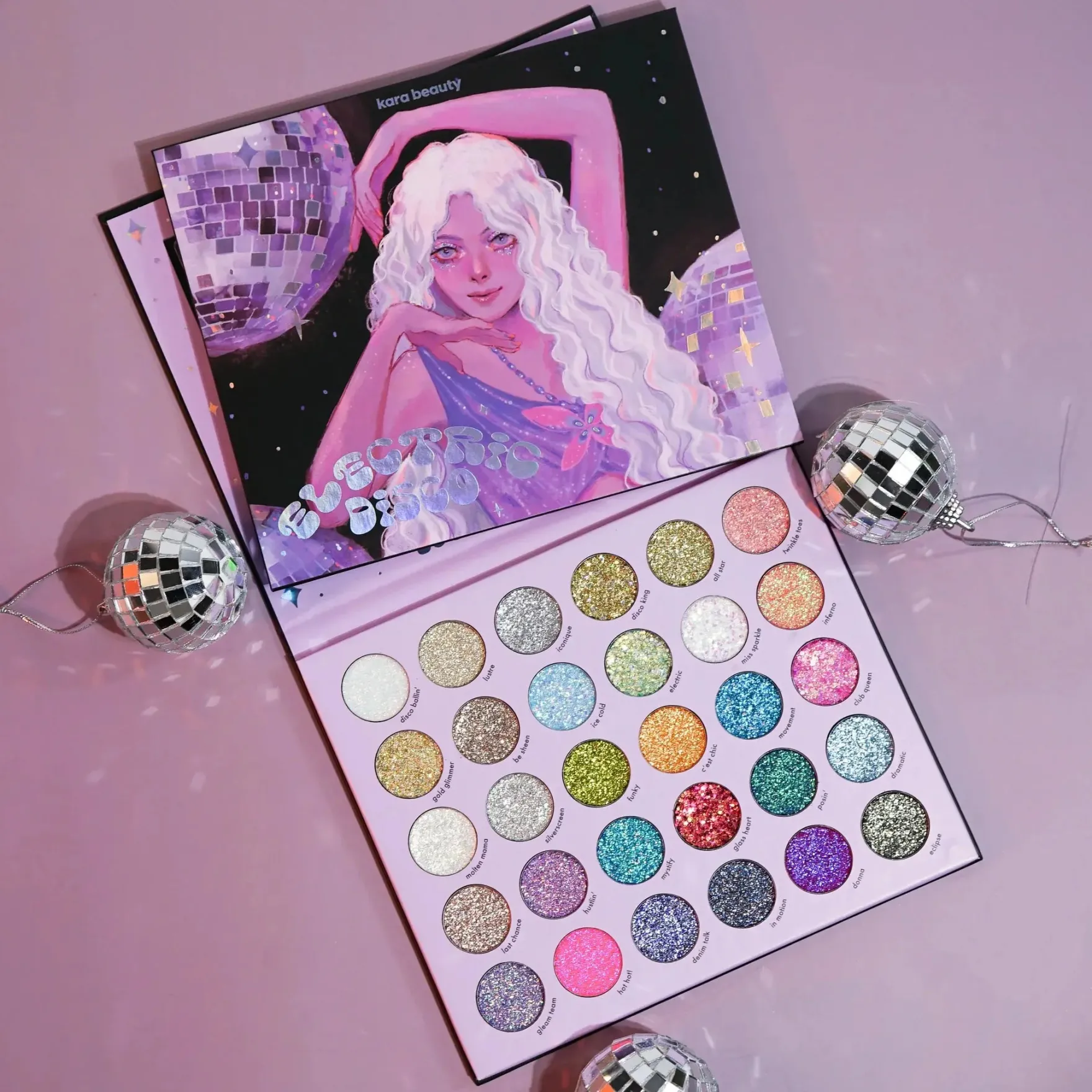 Electric Disco Pressed Glitter Palette